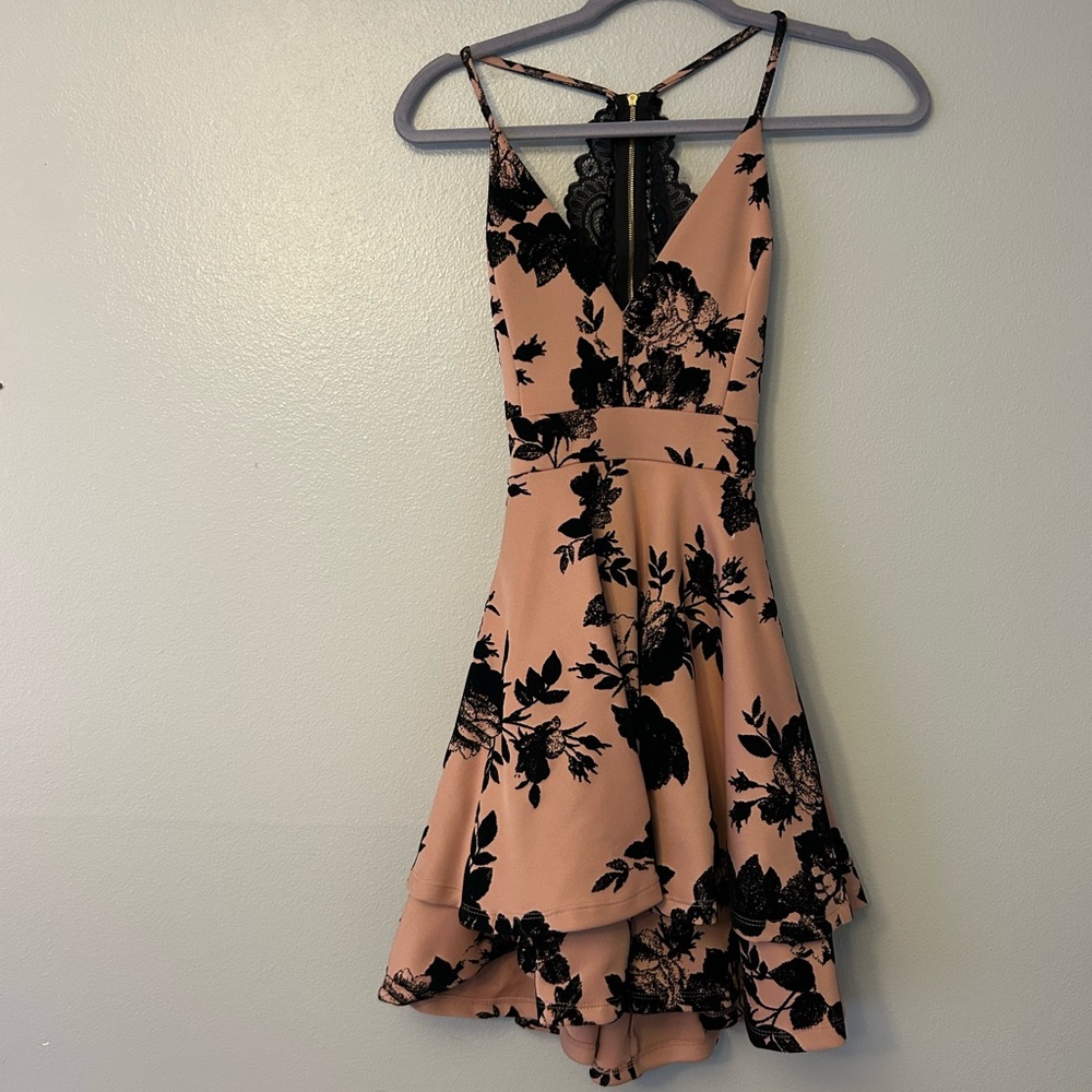 Cute Pink & Black Windsor Size Small Party Dress